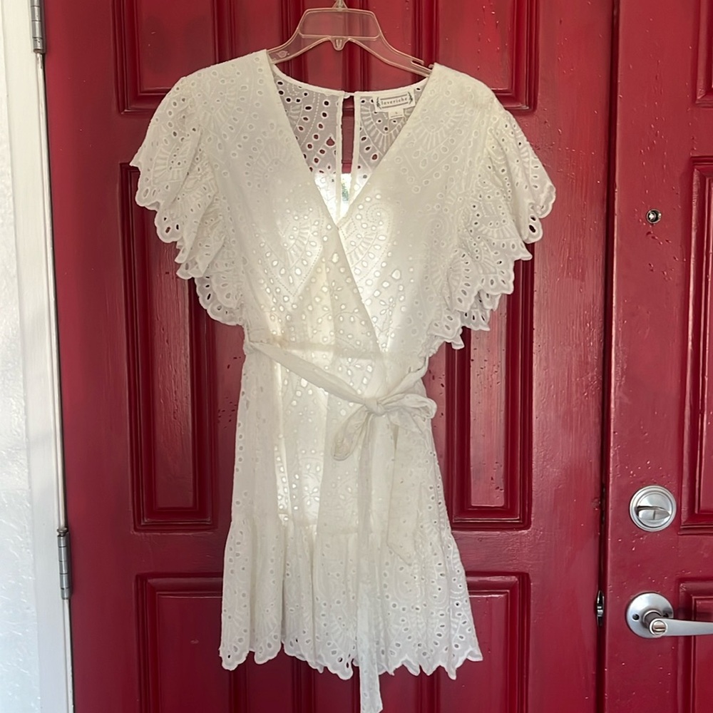 Loveriche Eyelet White Cute Bridal Festival Small New